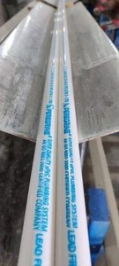 Tuyau d'eau UPVC blanc de 1/2 pouce, norme Schedule 40, épaisseur de paroi de 4 mm, longueur de 3 mètres, extrémité lisse, finition lisse, tuyauterie de plomberie - Product Image 4