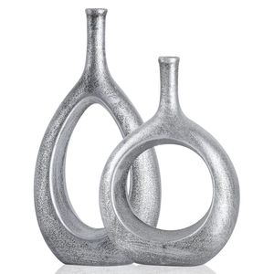 Elegant Metal Flower Vase For Modern Home Decor Centerpieces Wedding Tables And Stylish Living Room Interior Accents - Product Image 2