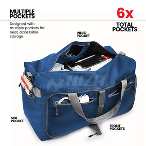 Bolsas Deportivas Plegables de Poliéster Impermeable, Ligeras y Portátiles, MOQ Bajo, Bolsas Deportivas Cómodas - Product Image 3