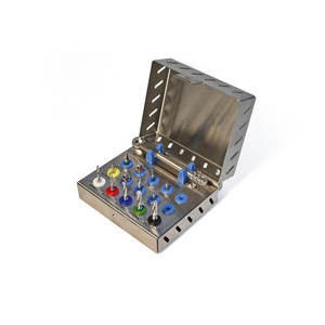 Juego de Instrumentos Quirúrgicos Dentales Ergonómicos Manuales Universales de Acero Inoxidable para Implantes, Fresas para Densificación Ósea, CE B - Product Image 5