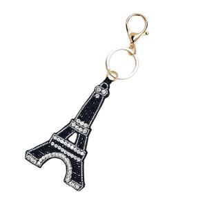 Decorative Handmade Embroidery Seed Beaded Keychain Keyring Custom Modern Charm For Bag Gift Ethnic <b>Key</b> <b>Holder</b> Purse Accessory - Product Image 2