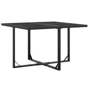 Conjunto de Comedor Plegable de 5 Piezas para Jardín en Tela Textilene Negra, Muebles de Patio - Product Image 3