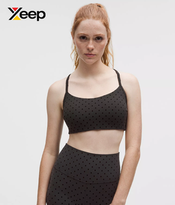 XEEP High Quality Women Yoga Sports <b>Bra</b> XC-SB-182 Solid Simple Breathable Adjustable <b>Straps</b> Removable Pads High Support Quick - Product Image 1