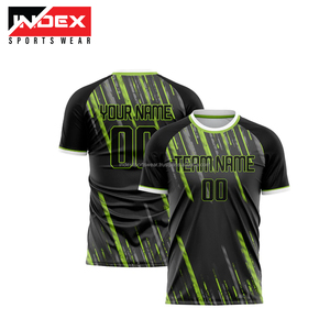 Maillot de football unisexe personnalisé à séchage rapide, col en V, haute qualité, respirant, confortable, multicolore, 100% personnalisable - Product Image 2