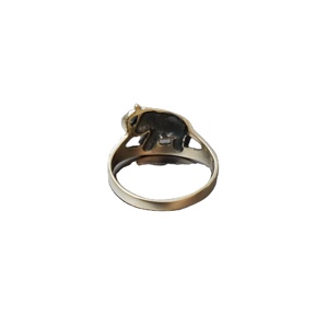 Vintage Style 925 Silver Animal Design Unisex <b>Ring</b> with <b>Plain</b> Design 3.4 Grams for Everyday Wear Sterling silver - Product Image 2
