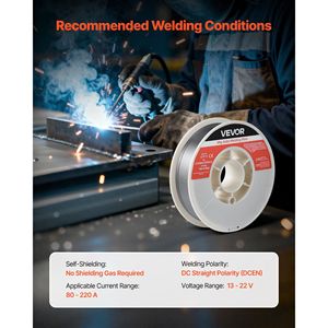 Filo per saldatura MIG a nucleo fuso senza gas E71T-11 da 0,035 pollici, 10 libbre, a bassa dispersione di scintille, per saldatura ad arco in tutte le posizioni su acciaio dolce - Product Image 6