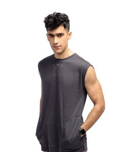 Direct Factory's Men's 100% Cotton Muscle Fit Tank Tops Transpirable Quick Dry Gym Sports Workout Clothing Precio bajo - Product Image 1