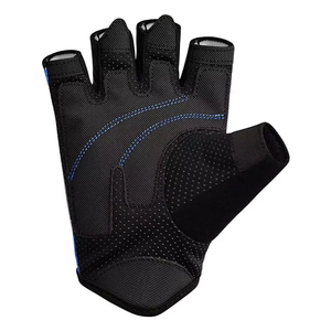 Gants de sport légers en PU antidérapants à demi-doigts avec fermeture à boucle pour la musculation et l'entraînement physique, unisexe - Product Image 4