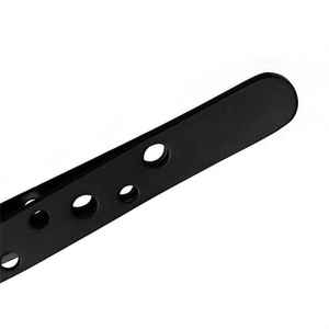 Pinzas de Cejas de Punta Inclinada de Calidad Premium, Logotipo Personalizado, Acero Inoxidable, Color Negro, Pinzas para Dar Forma a las Cejas con 9 Orificios - Product Image 4