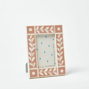 Cadre photo en os incrusté, artisanal et artistique, pour la décoration de chambres de luxe, salons et bureaux. - Product Image 5