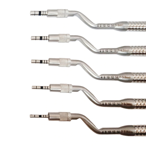 Juego Profesional de 5 Osteótomos Convexos Curvos para Levantamiento de Senos, Herramientas Quirúrgicas Dentales Ergonómicas para Expansión Precisa del Sitio Óseo - Product Image 3