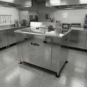 Equipo de Reciclaje de Residuos Alimenticios Exbio de 300 kg, Máquina Industrial para Residuos de Alimentos, Biodigestor, Digestor de Alimentos Líquidos para Restaurantes - Product Image 3
