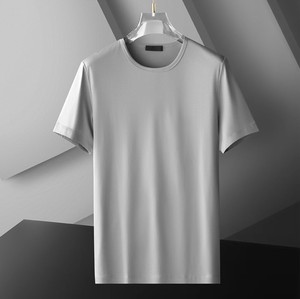 Maglietta Estiva da Uomo in Modal a Rapida Asciugatura, <span class=keywords><strong>Stile</strong></span> <span class=keywords><strong>Giapponese</strong></span>, Effetto Seta Ghiacciata, Taglie Grandi, Logo Personalizzato OEM, Prezzo di Fabbrica Cina-Bangladesh - Product Image 4