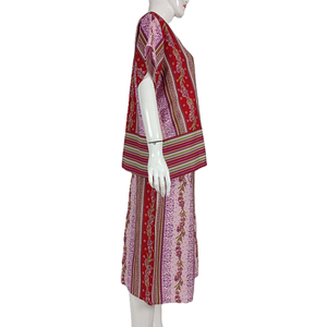 Ensemble pyjama décontracté pour femmes, manches courtes et pantalon court, par Chrysanta - Tissu 100% rayonne respirant, confortable pour un usage quotidien - Product Image 3