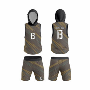 Uniformes Deportivos Juveniles Elite World 7v7, Material Duradero de Poliéster y Spandex, Protección Solar UPF 50+, Uniformes Completos - Product Image 1