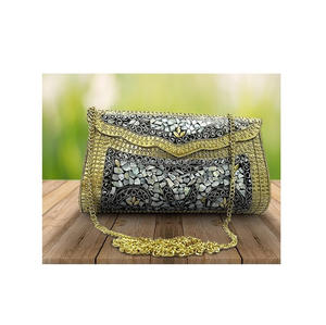 Metal <b>Handbag</b> with <b>Large</b> Space for Girlfriends Gifting Use From India - Product Image 1