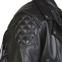 Veste d'hiver pour homme en daim de mouton de qualité supérieure, style western, à franges, coupe ajustée, style streetwear, imperméable, coupe-vent, respirante