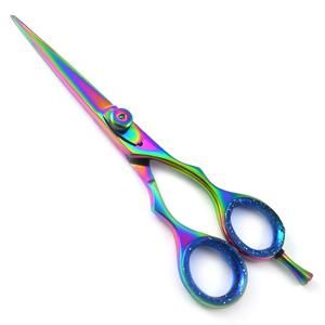 professional Barber Hair Cutting <b>Scissors</b> Hairdressing Shears Styling <b>Mustache</b> Beard Haircut 4.5'', 5.0'', 5.5 6.0 - Product Image 6