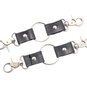 สายรัดข้อมือและข้อเท้าหนังวัวแท้พร้อมแผ่นรองนุ่มและปรับขนาดได้ - Product Image 6