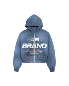 Vêtements de sport sur mesure de qualité supérieure pour la vente en gros, fabriqués en coton 100% French Terry, comprenant un sweat à capuche et un pantalon de jogging. - Product Image 2