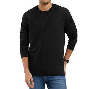 T-shirt en coton à manches longues pour homme, respirant, décontracté, streetwear, coupe douce, fournisseur ODM - Product Image 3