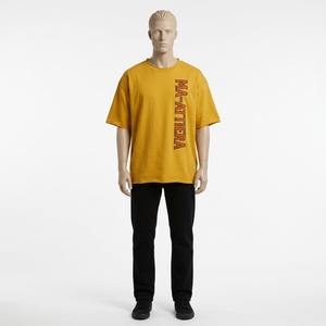 Camiseta Amarilla Oversize para Hombre, Ropa Masculina, Camisetas para Hombre, Proveedor Mayorista, Precio Bajo - Product Image 1