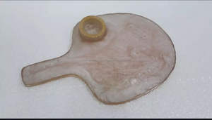 Última nueva llegada plato de pizza de resina de gran venta, plato de resina fundido en tamaño y forma personalizados, plato de queso de resina completa - Product Image 2