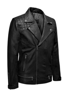 แจ็คเก็ตหนังไบค์เกอร์ไอรอนวูด - Product Image 2