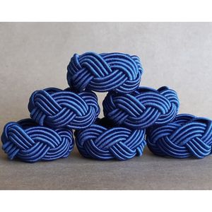 Juego de Anillos para Servilletas de Tela con Diseño de Nudos Artesanales, Accesorio Decorativo Hecho a Mano para Bodas, Eventos y Hostelería - Product Image 1