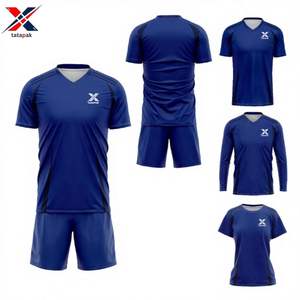 Camiseta de Fútbol Personalizada con el Logotipo del Equipo TATAPAK, Impresa por Transferencia de Calor, Pantalones Cortos de Verano Transpirables de Secado Rápido, 100% Poliéster, 220g, Venta al Por Mayor - Product Image 1
