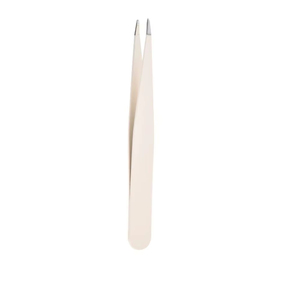 Pince à Épiler Sourcils Colorée Multifonctionnelle en Acier Inoxydable pour Extension de Cils, Pointe Inclinée Compacte - Product Image 1