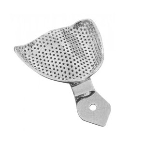 Bandeja de Impresión Dental Premium con Borde M Perf. (upper, D) Acero Inoxidable Reutilizable Autoclavable Ortodoncia Prostodoncia - Product Image 1