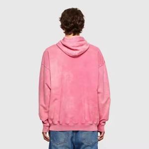Sudadera con capucha de punto para hombre, estilo urbano, informal, de forro polar, superventas, otoño-invierno, color liso personalizado 2026 - Product Image 6