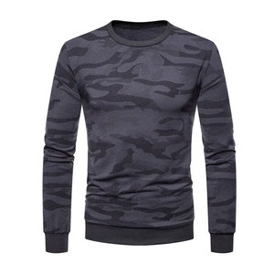 Sudaderas para hombre, cómodas, de cuello redondo, mezcla de algodón, para trabajar desde casa y uso casual. - Product Image 2