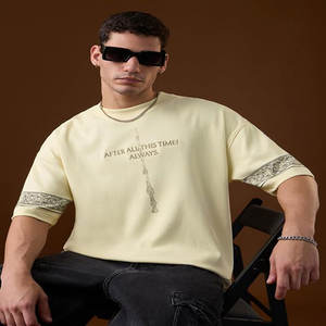 Camiseta de Gimnasio Extra Grande de 230g, 100% Algodón, Hombros Caídos, Camisetas Personalizadas Holgadas para Hombre, Camisetas Estampadas de Talla Grande para Hombre - Product Image 1