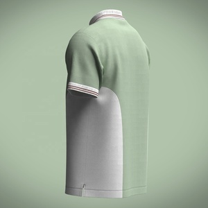 เสื้อยืดโปโลแบบลำลองดีไซน์ใหม่เสื้อโปโลแบบดั้งเดิมไม่มีลาย - Product Image 4