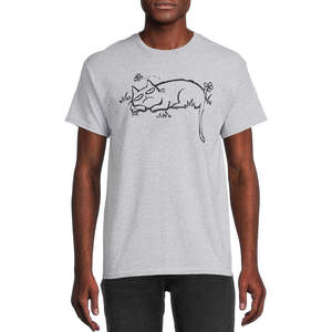 Wholesale Custom Logo DTF Printed Heavyweight Oversized Cotton <b>Men's</b> T Shirt Breathable Vintage Washed Casual Streetwear Tee - Product Image 1