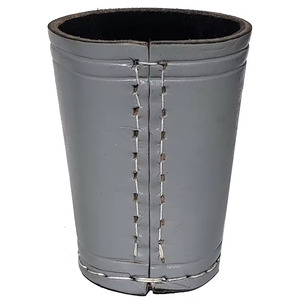 Gobelet à dés rond 7 cm de diamètre, base 5 cm, hauteur 9 cm, design minimaliste durable pour le rangement des dés - Product Image 6