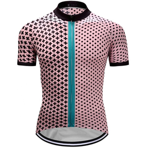 Nouveau Maillot de Cyclisme Réversible à Manches Courtes Couleur Unie Séchage Rapide Grande Taille avec Gants OEM Vente en Gros pour Hommes Cyclistes - Product Image 4