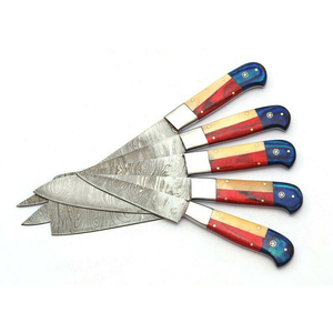 Factory Direct Supply High Quality Handmade Damascus Steel 6-Piece Chef <b>Knife</b> <b>Set</b> Hot Selling for Kitchen Use - Product Image 2