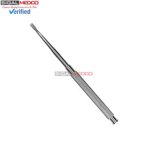 Ciseau à os orthopédique chirurgical de qualité supérieure 4,3 mm avec # Instrument dentaire en acier inoxydable à poignée ronde 524 pour implantologie et greffe - Product Image 4