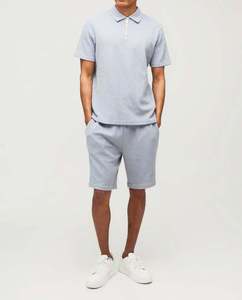 Polo en coton respirant à motif cocotier imprimé numériquement avec logo personnalisé, pour homme et femme, vêtements de travail décontractés d'été, vierges et unis - Product Image 3