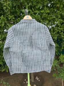 Designer Handmade Quilted Cotton <b>Winter</b> Jacket | Unisex Artisan Printed Casual <b>Coat</b> | Premium Ethical Fashion Outerwear - Product Image 4
