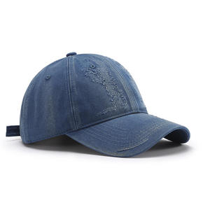 Wholesale Vintage Denim Dad Hat Men Custom Embroidery Logo <b>Women</b> Sports <b>Caps</b> Washed Customized Baseball <b>Cap</b> for Cowgirl Cowboy - Product Image 5