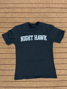 T-shirt en coton Night Hawk à col rond et manches courtes, unisexe, décontracté, imprimé, respirant, coupe classique - Product Image 3