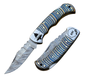 Handmade EDC Multi-Purpose Outdoor Camping Carry Pocket Folding Knife Custom Logo/Private Label Hunting Wholesale Bulk USA - Product Image 3