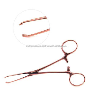 Pinces à tissus Allis colorées 6 pouces 4x5 dents, rétracteur chirurgical en acier inoxydable, ensemble d'instruments - Product Image 5