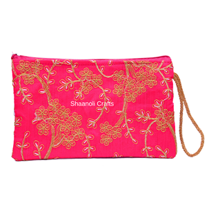 Bolsitas de Noche con Cierre y Diseño de Caja, Bolsitas de Regalo para Bodas, Bolsitas Bordadas con Trabajo Zari para Recuerdos de Boda - Product Image 5