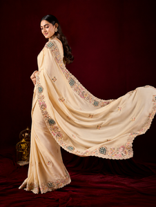 Sari de Seda Personalizado de Diseño Indio para Mujer, Hermoso Diseño Patola, Estilo Tradicional para Bodas y Fiestas - Product Image 4