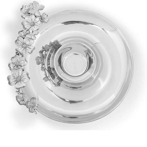 Platos Metálicos Modernos para Cocina, Plato para Dulces, Plato para Servir en Bodas, Bandeja para Servir Comida en Fiestas Interiores y Exteriores - Product Image 4